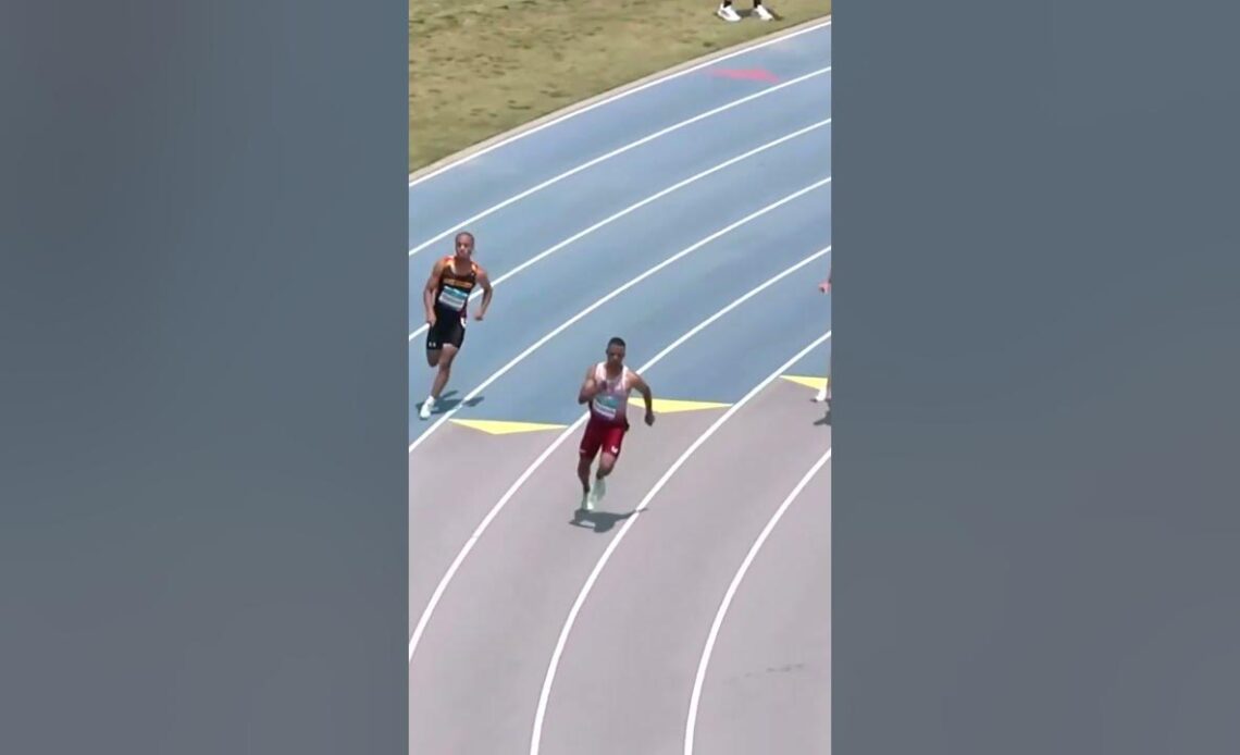 Donovan Calhoun Made A Name For Himself In The Sprints At Adidas Nationals