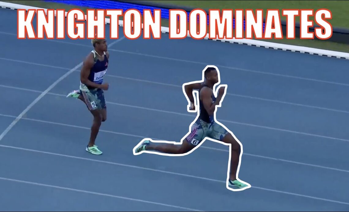 Erriyon Knighton Continues To DOMINATE Wins Continental Tour 200m In 19.95!