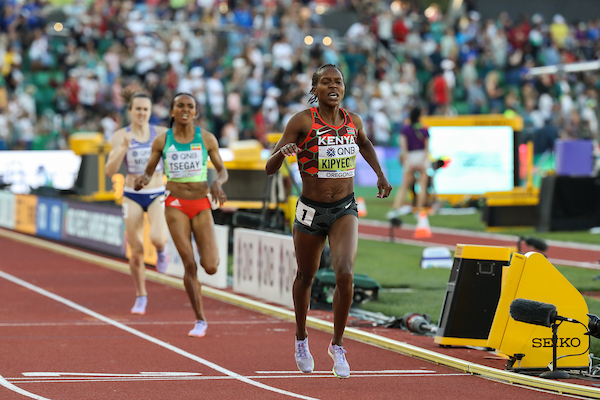 Faith Kipyegon to face two other world record holders in the 5000m race at the Paris Diamond League
