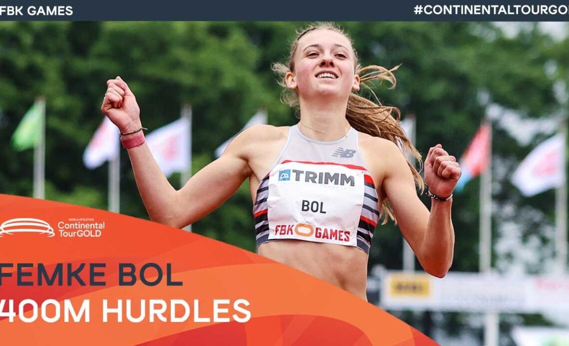 Femke Bol wins in Hengelo | FBK Games Continental Tour Gold