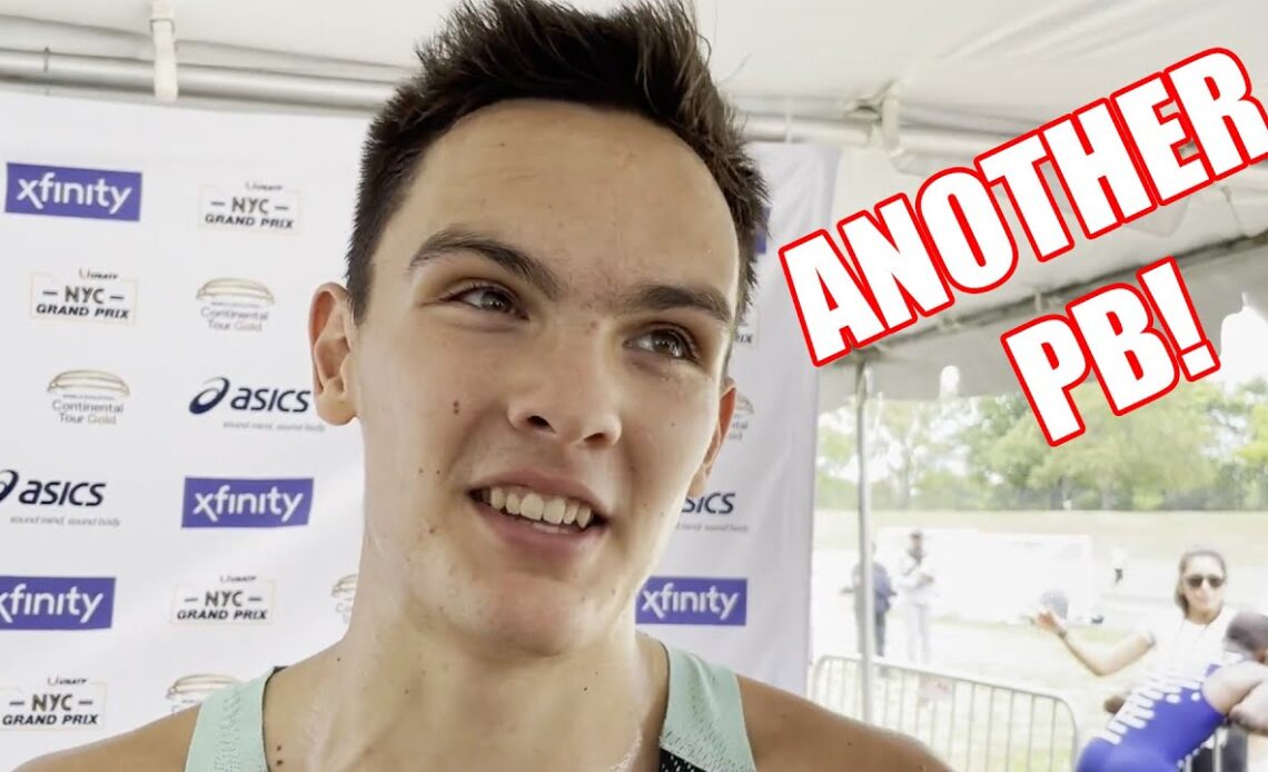 Hobbs Kessler Gets Big PB In 800m, Places Third In NYC