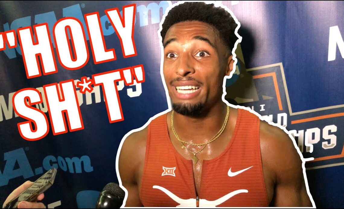 'Holy Sh*t This Is It'  Texas' Leo Neugebauer Breaking NCAA Decathlon Record!