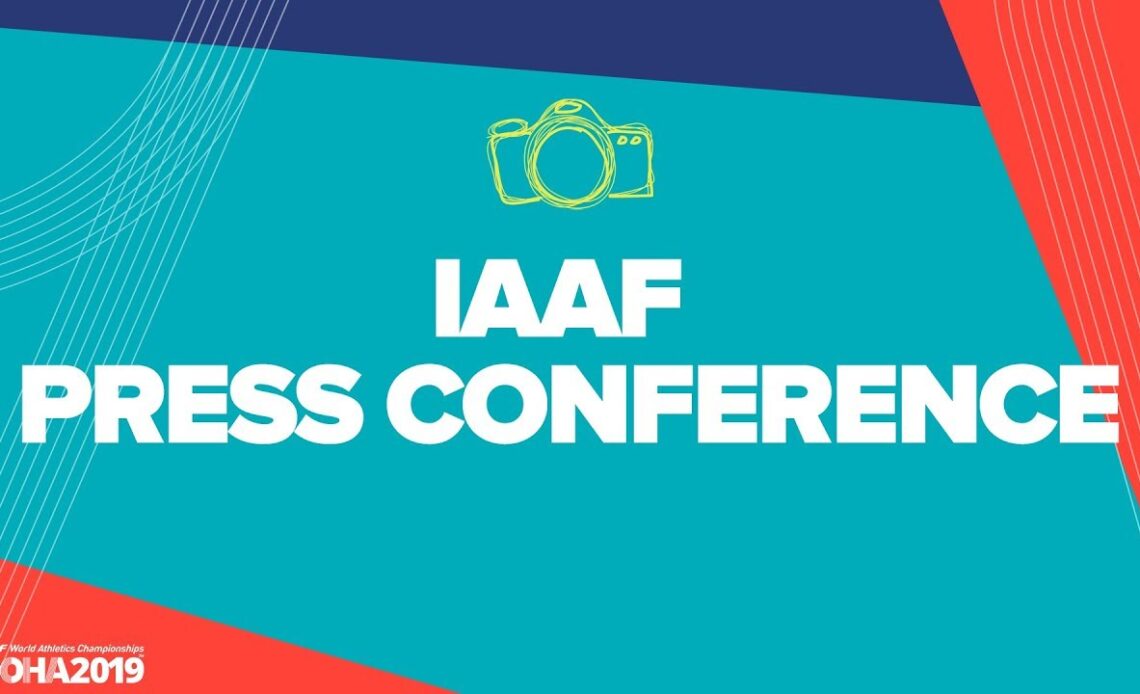 IAAF Congress Press conference 2019 Doha