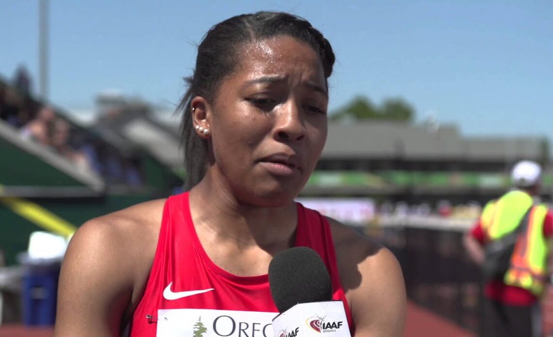 IAAF World Junior Championships 2014 - Kendell WILLIAMS USA 100M Hurdles Women Semi-Final 2