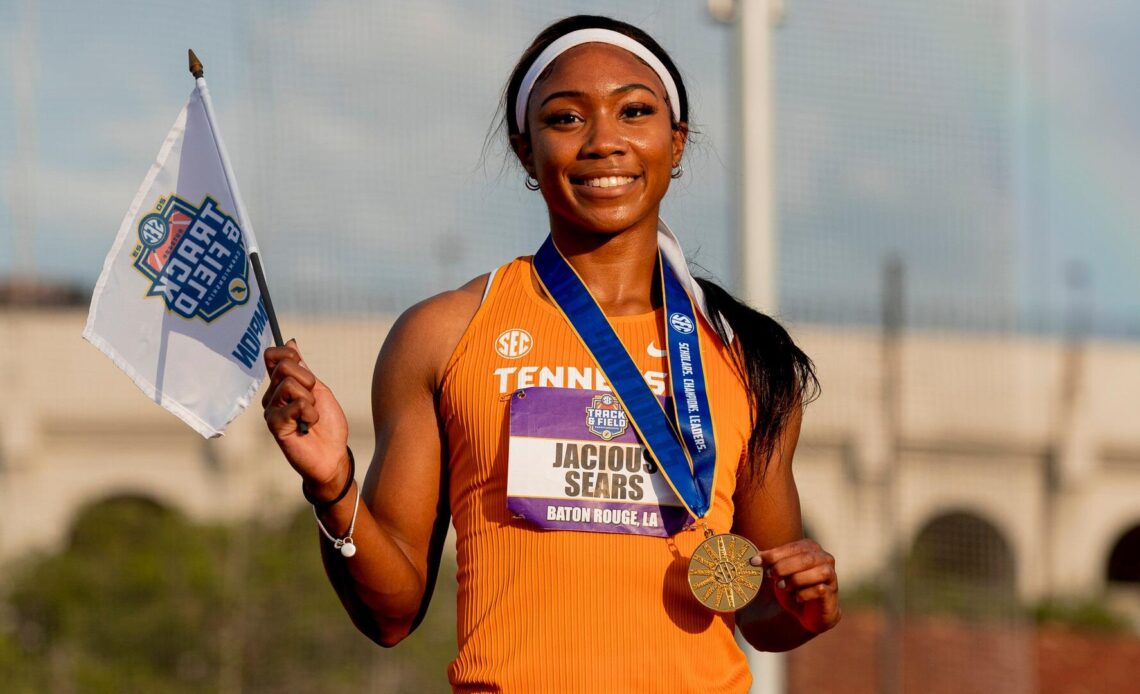 Jacious Sears Tabbed USTFCCCA South Region Track Athlete of the Year