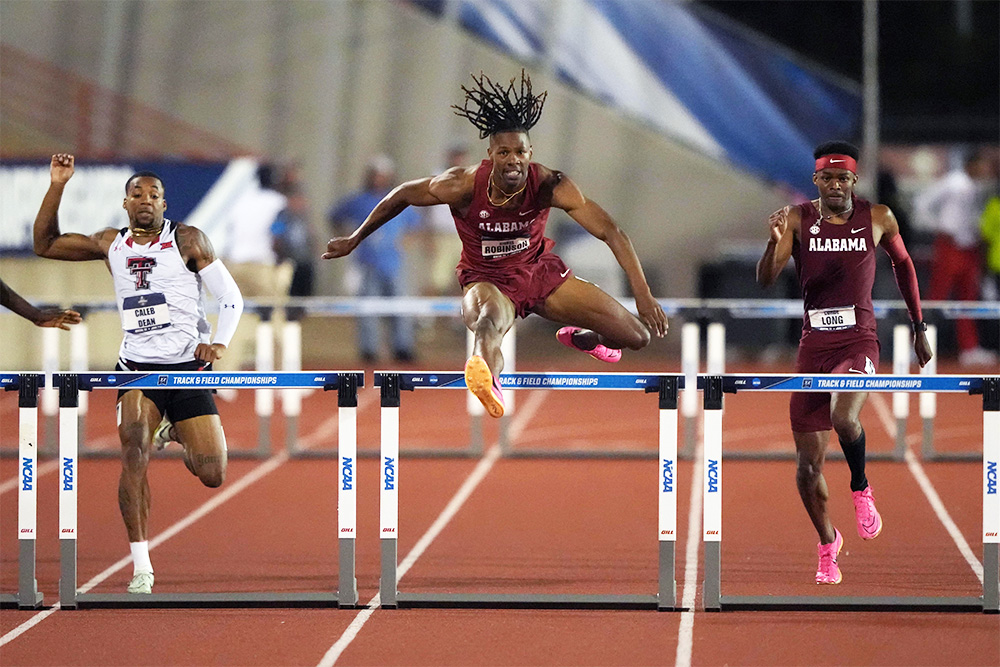 NCAA Men’s 400 Hurdles — A 1–2 For Alabama