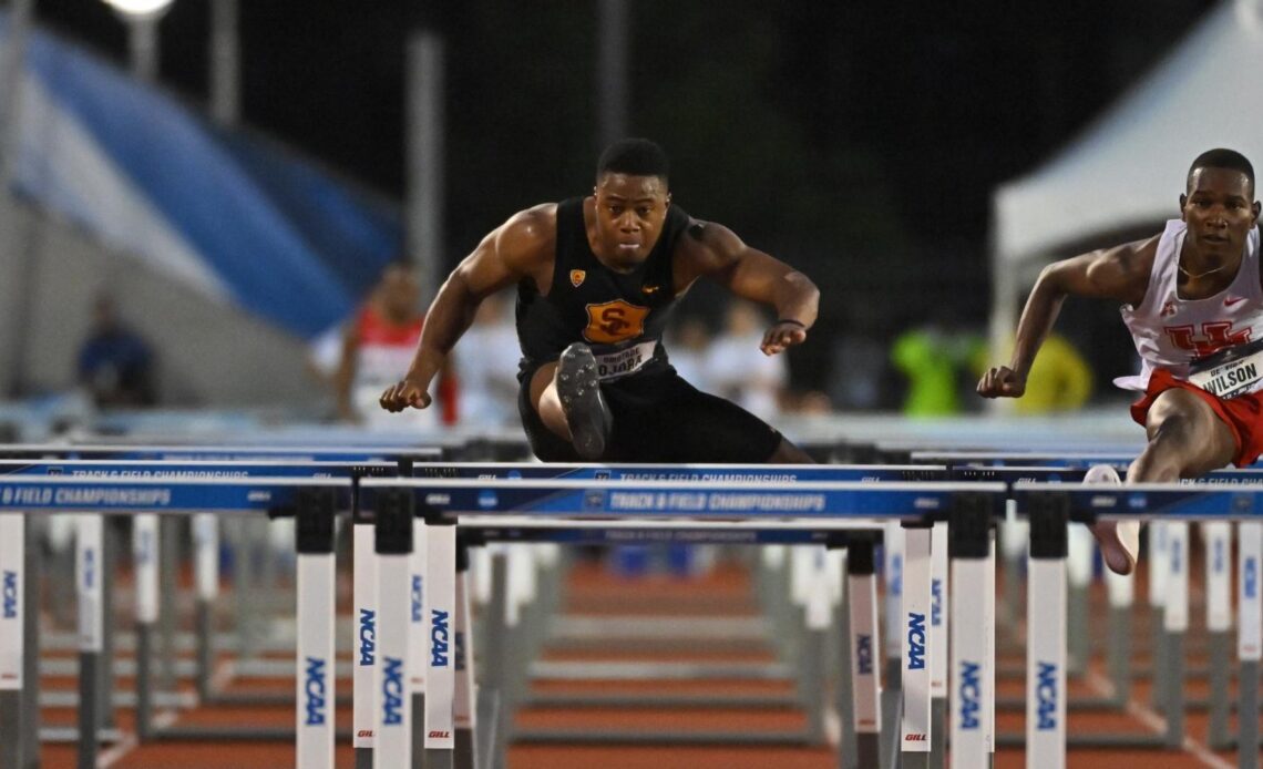 Ojora Places Fourth In The 110m Hurdles At The NCAA T&F Championships