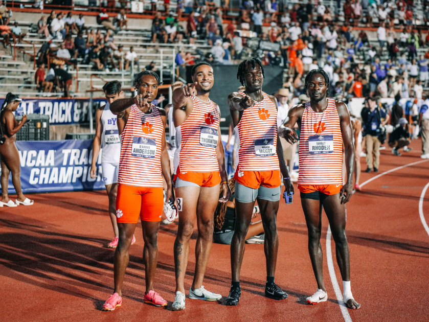 Roberts, 4×400 Meter Relay Advance to Finals at NCAA Championships – Clemson Tigers Official Athletics Site