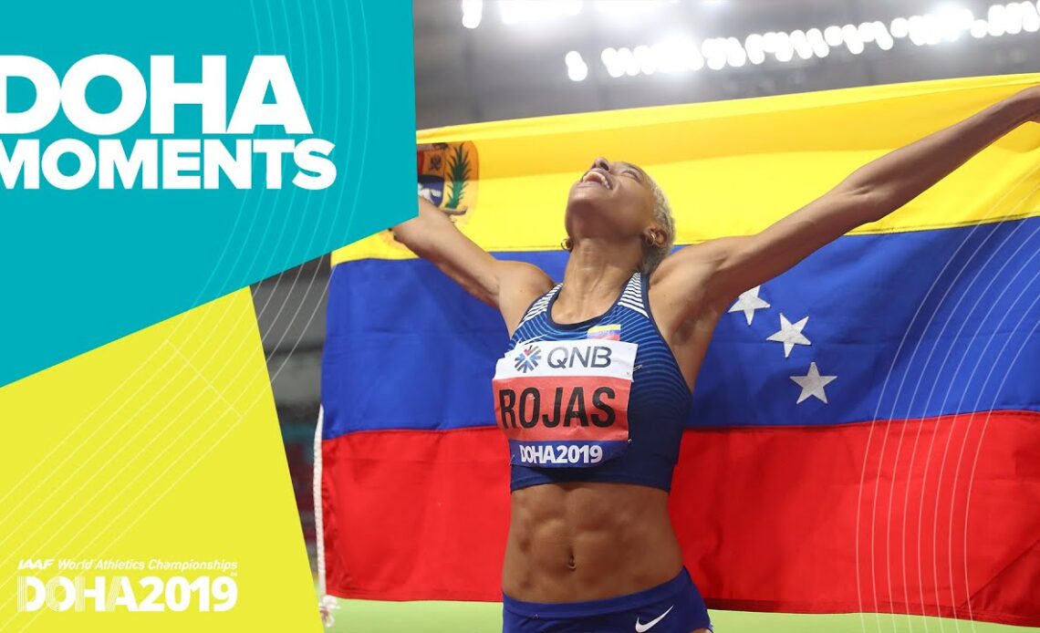 Rojas Wins Back-to-Back Triple Jump Golds | World Athletics Championships 2019 | Doha Moments