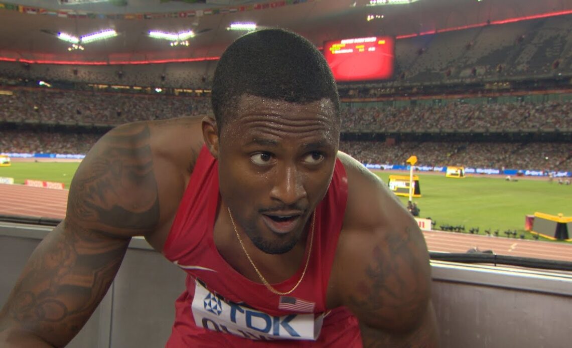 WCH 2015 Beijing - David Oliver USA 110m Hurdles Semi Final