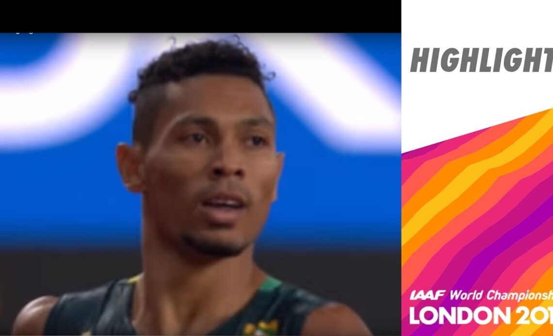 WCH London 2017 Highlights - 400m - Men - Final - Van Niekerk wins