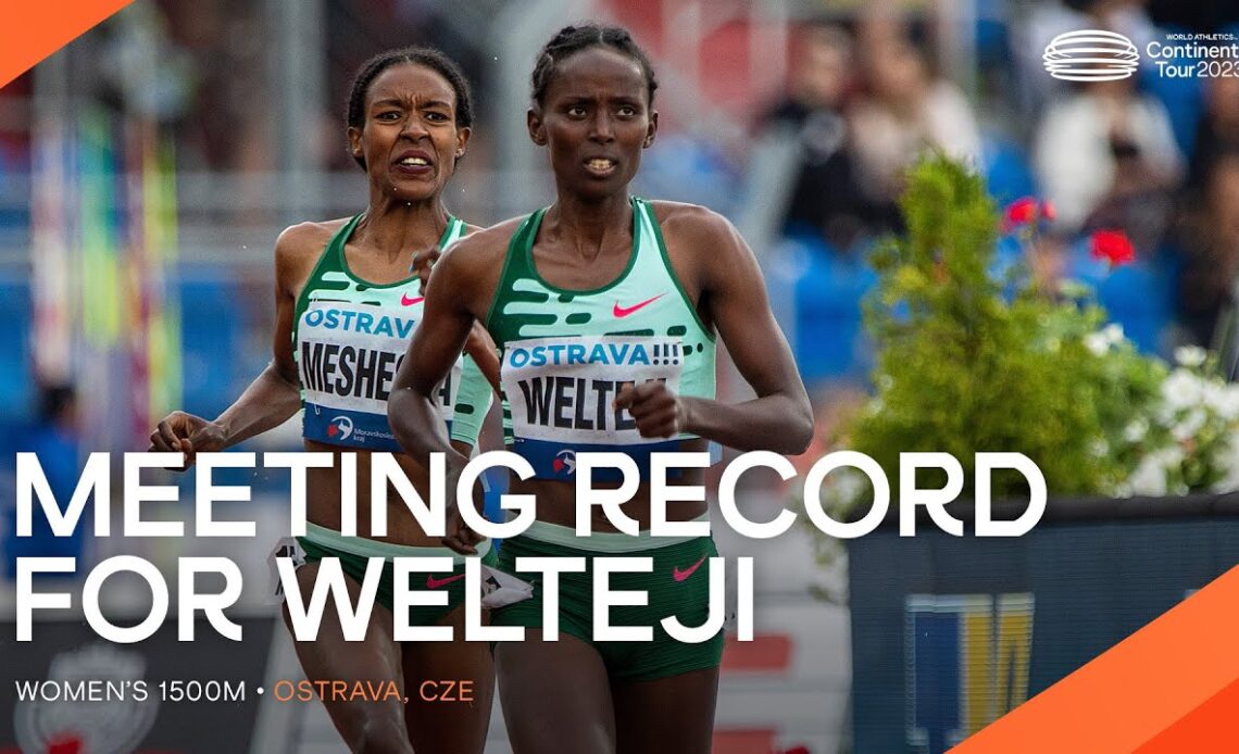 Welteji kicks to 1500m meeting record in Ostrava | Continental Tour Gold 2023