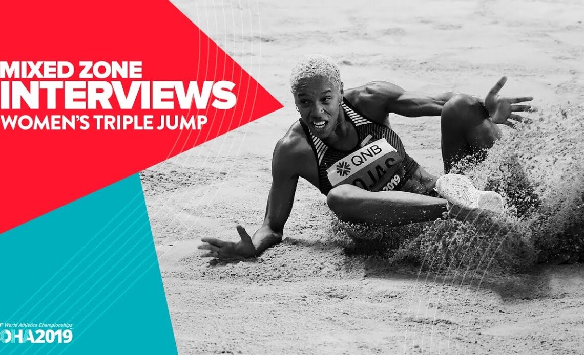 Women's Triple Jump Interviews | World Athletics Championships Doha 2019