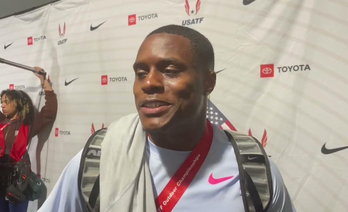 Christian Coleman Gets 2nd At USAs, Punches Ticket To Worlds