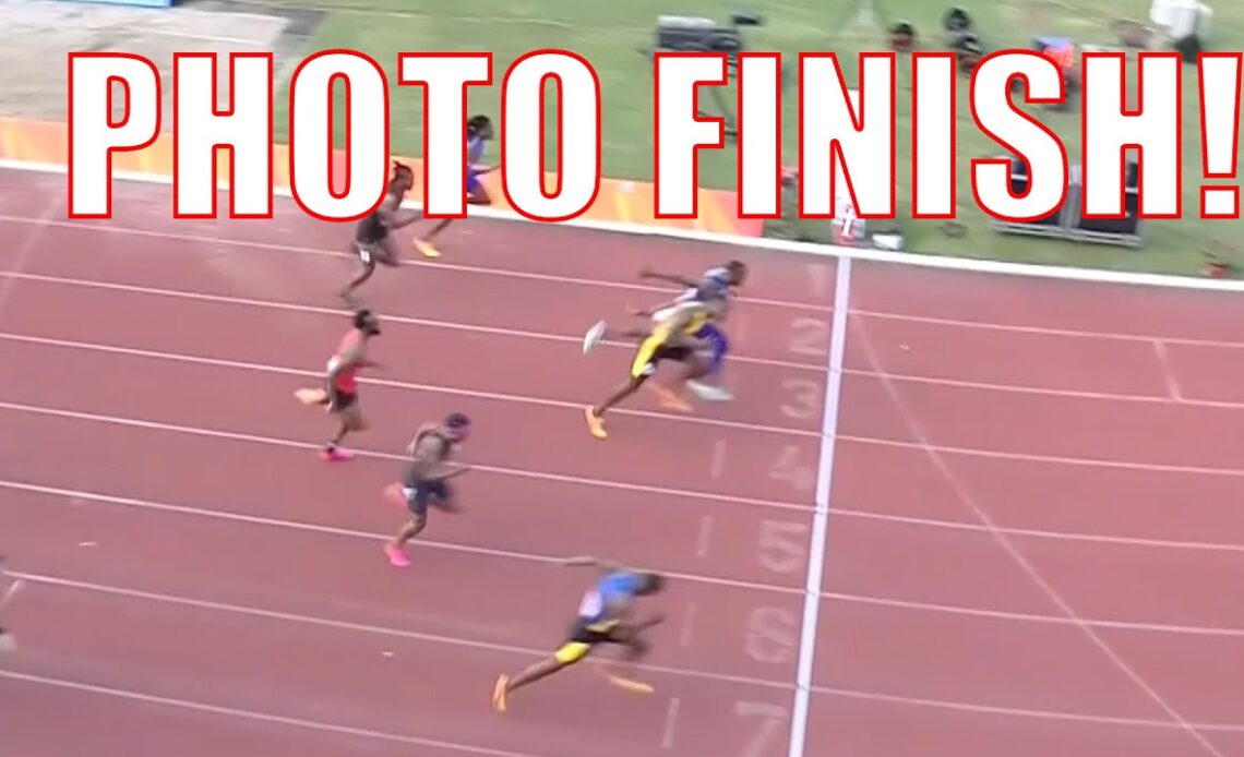 Daniel Roberts Narrowly DEFEATS Jamaican Duo In 110m Hurdles