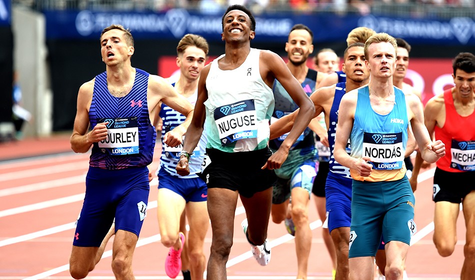 Detailed results from London Diamond League and England Championships