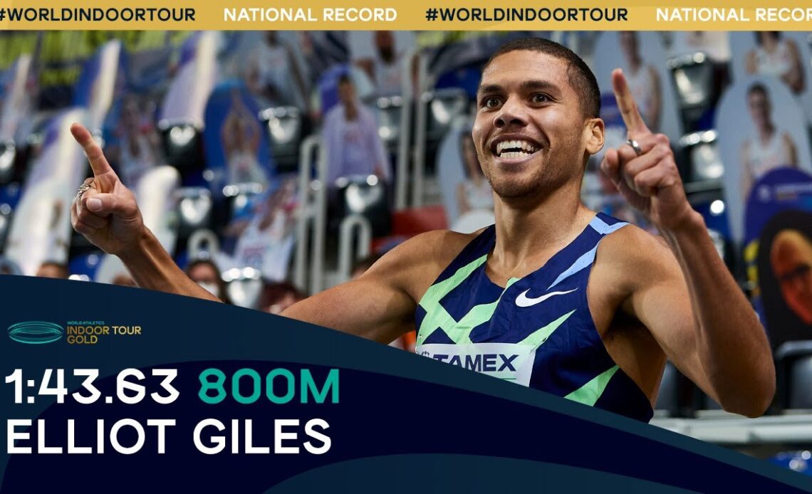 Elliot Giles 1:43.63 | World Athletics Indoor Tour