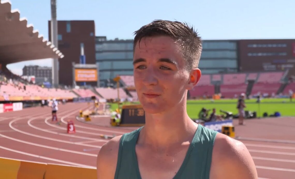 IAAF World U20 Tampere - Kyle Swan AUS 10,000M Race Walk