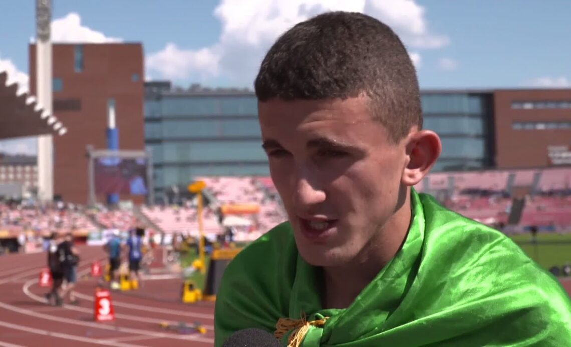 IAAF World U20 Tampere - Oussama Cherrad ALG 800 Metres Bronze