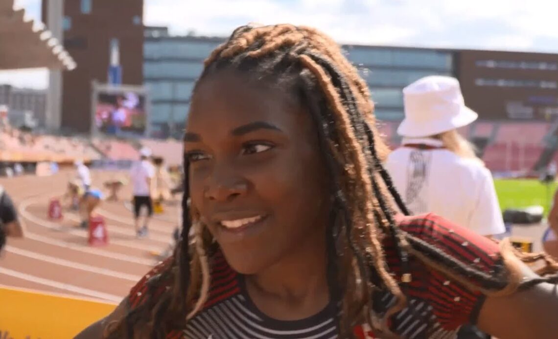 IAAF World U20 Tampere – Xahria Santiago CAN 400M Hurdles Heat 3