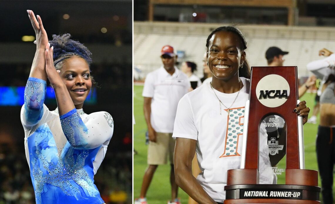 Jasmine Moore & Trinity Thomas head to L.A. for 2023 Honda Sports Award ceremony