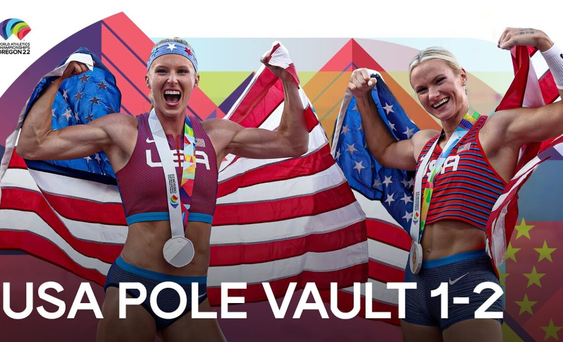 Katie Nageotte beats Sandi Morris to pole vault world title | World Athletics Championships Oregon22
