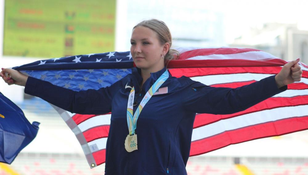 News - Mia Brahe-Pedersen Completes Memorable Triple Crown, Addy Wiley Also Golden in 1,500 for U.S. at NACAC U23 Championships