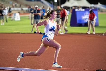 Duke's Megan McGinnis competes during the 2023 NCAA Championships