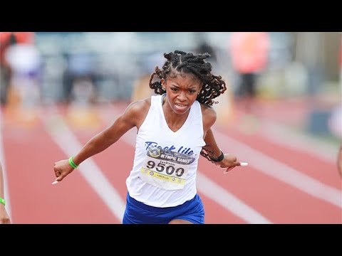 This Sprint Star Set FOUR Records At The 2021 AAU Junior Olympics!