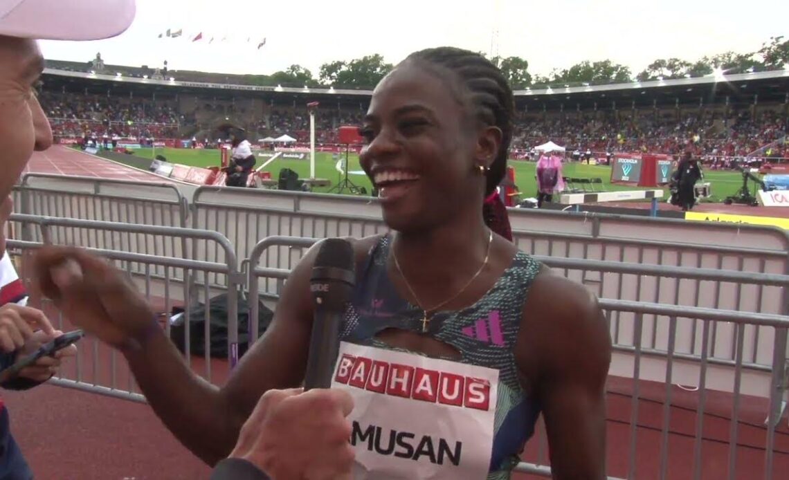Tobi Amusan Prevails In Women's 100m Hurdles In Cold Conditions