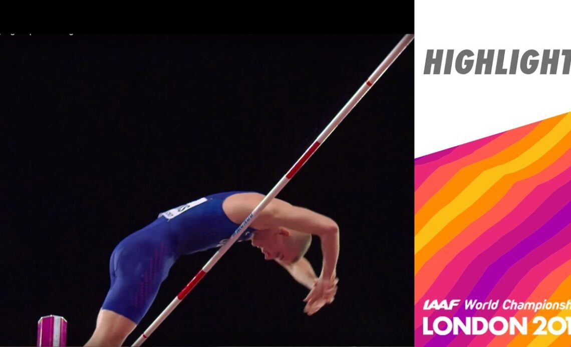 WCH London 2017 Highlights - Pole vault - Men - Final - Kendricks wins