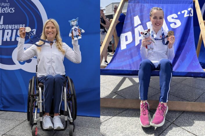 World Champs medal joy for Samantha and Maria in Paris