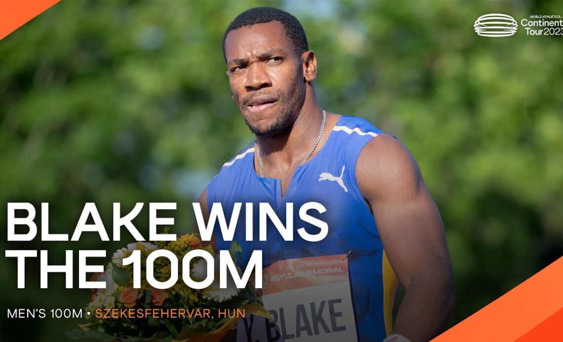 Yohan Blake 🇯🇲 wins 100m in Hungary | Continental Tour Gold 2023