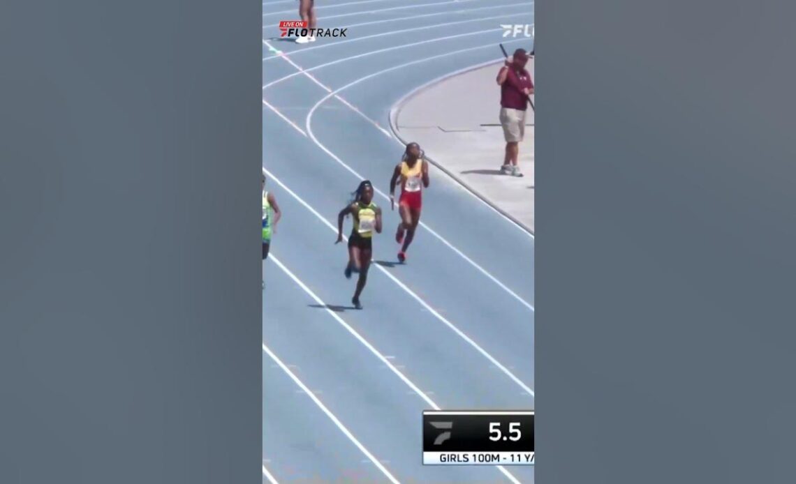 11-Year-Old Goes 12.51 In The 100m At AAU Junior Olympics 2023!