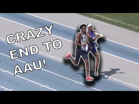 4x400m Anchor Makes SNEAKY Pass On The Inside To Win Final Event At AAU Junior Olympics 2023