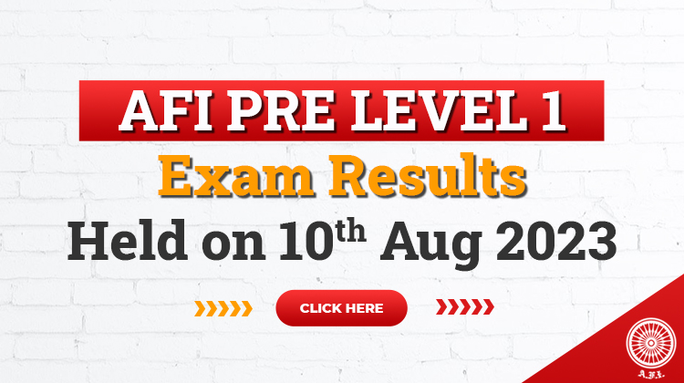 AFI Pre Level 1 2023 – Exam Results