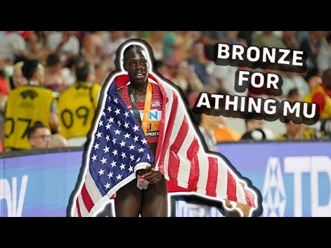 Athing Mu Reacts To Bronze Medal 800m Race At World Championship 2023