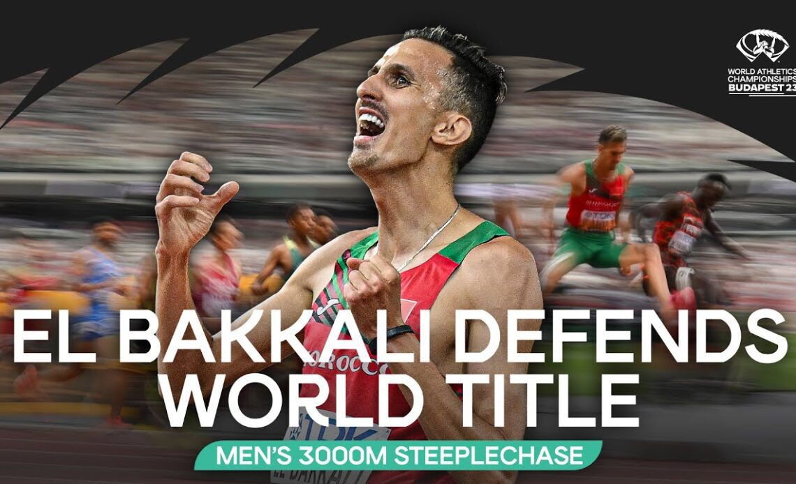 El Bakkali dominates the 3000m steeplechase | World Athletics Championships Budapest 23