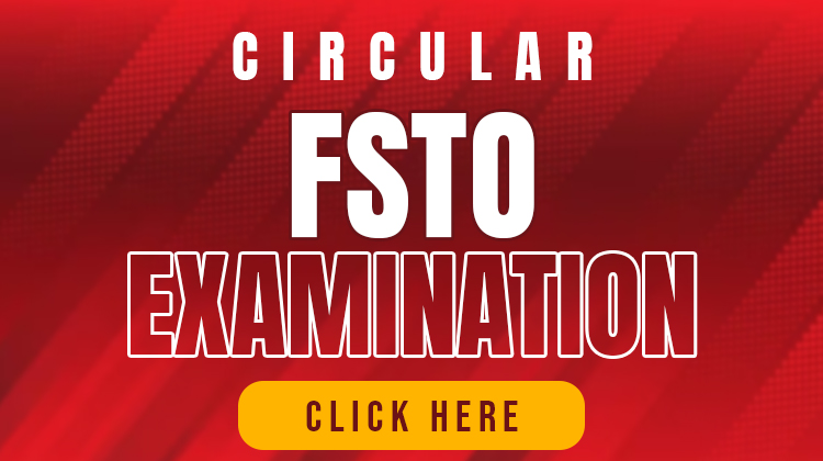 FSTO Examination – Circular