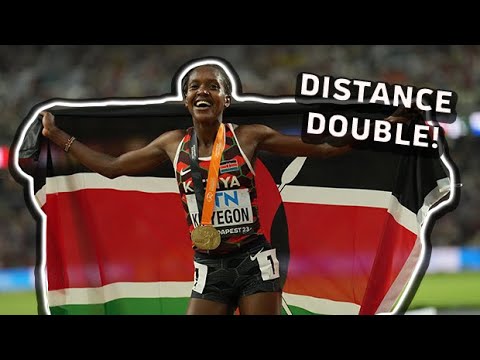 Faith Kipyegon Becomes First Woman EVER To Complete 1,500m-5k Double At World Championship