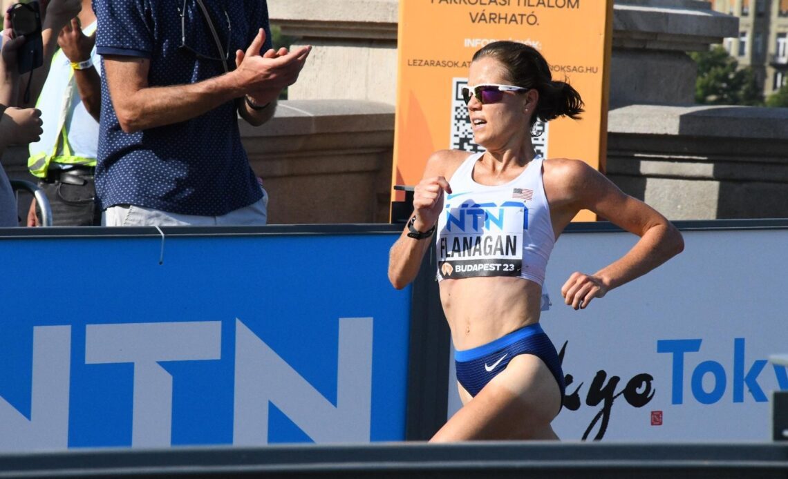 Flanagan Goes Top-10 In Marathon At Worlds