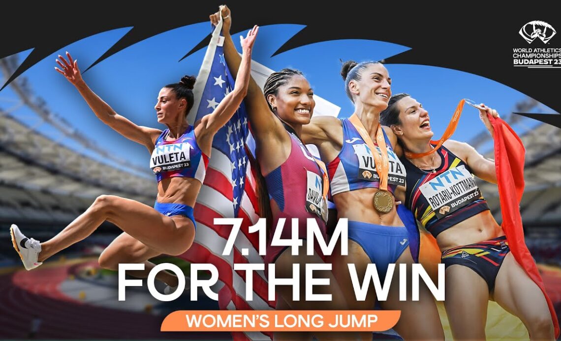 Ivana Spanovic jumps to 7.14m to secure world title | World Athletics Championships Budapest 23