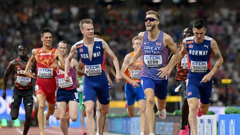 Josh Kerr Claims World Championships 1500m Gold, Surprising Olympic Champion Jakob Ingebrigtsen