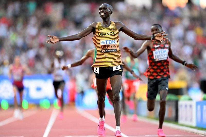 Joshua Cheptegei Clinches Third Consecutive World 10,000m Gold in Budapest