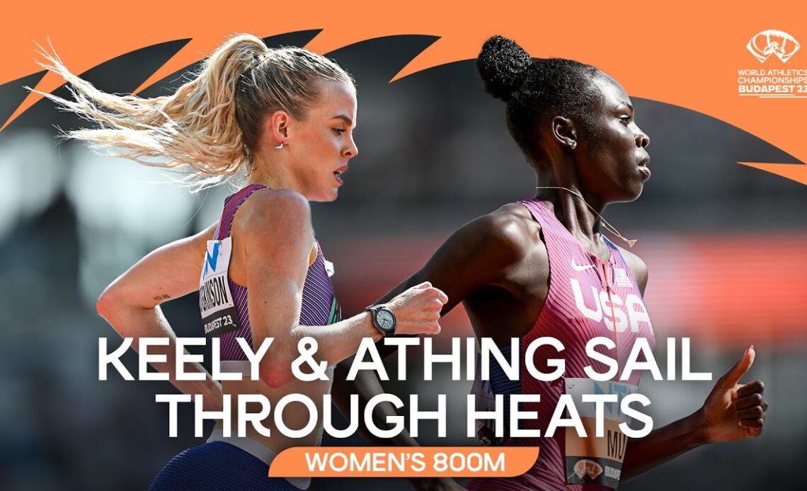 Mu and Hodgkinson ease through 800m heats | World Athletics Championships Budapest 23