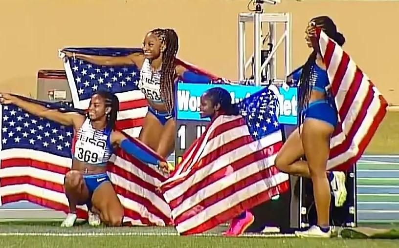 News - Kaila Jackson, Camryn Dickson, Avery Lewis and Shawnti Jackson Set American U20 4x100 Record at Pan American U20 Championships