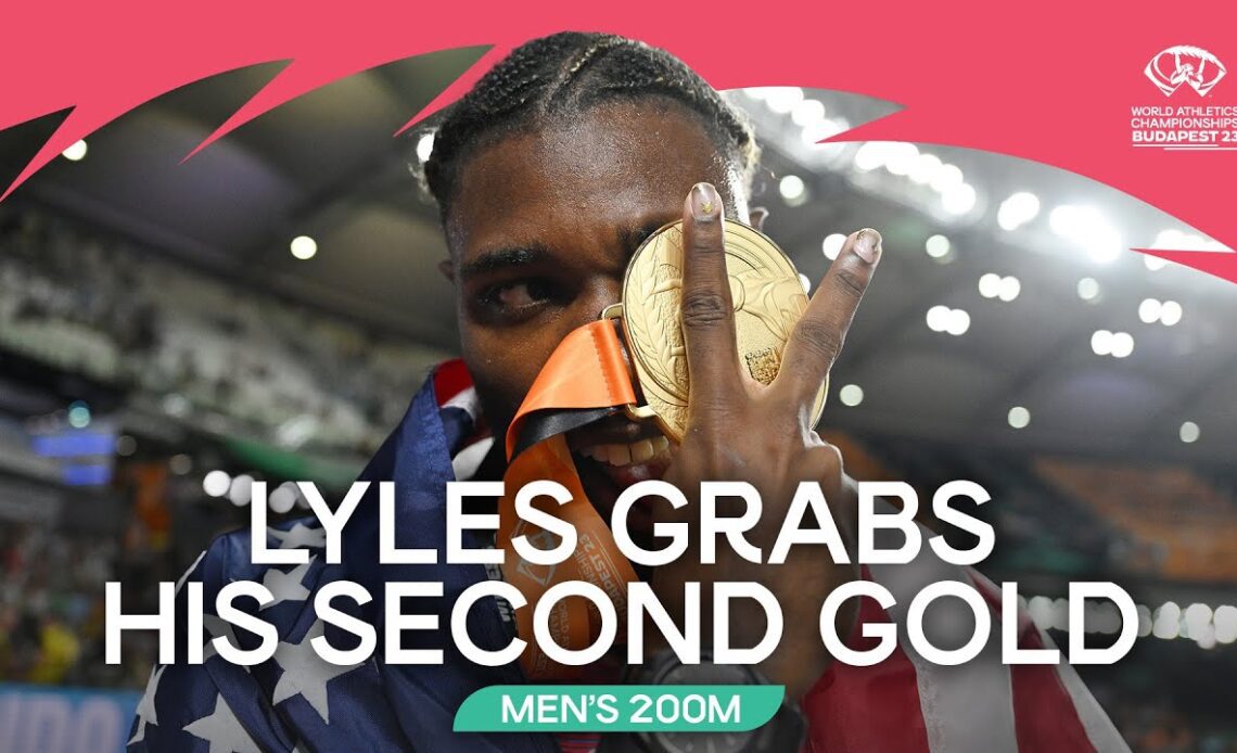 Noah Lyles completes magic sprint double 🔥 | World Athletics Championships Budapest 23