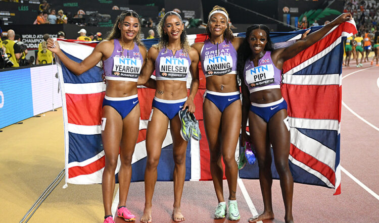 Relay great bronze medals for Britain in 4x400m