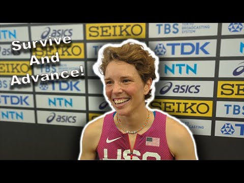 Survive And Advance! Nikki Hiltz Moves On In 1,500m At World Championships 2023