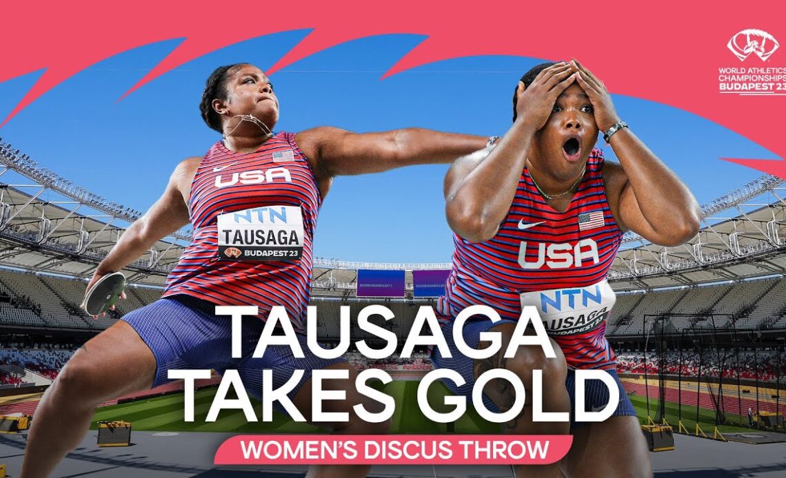 Tausaga obliterates PB and wins discus gold | World Athletics Championships Budapest 23